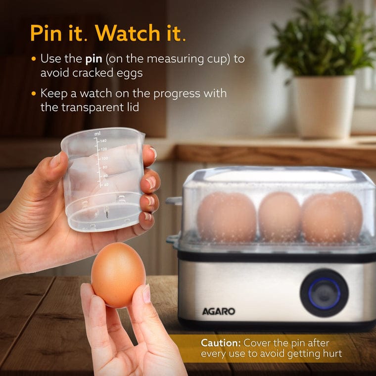 Agaro Egg Boiler - Perfectly Cooked Eggs
