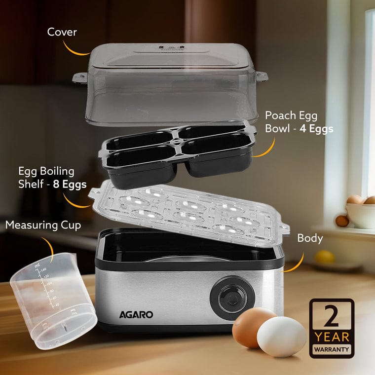 Agaro Egg Boiler - Perfectly Cooked Eggs