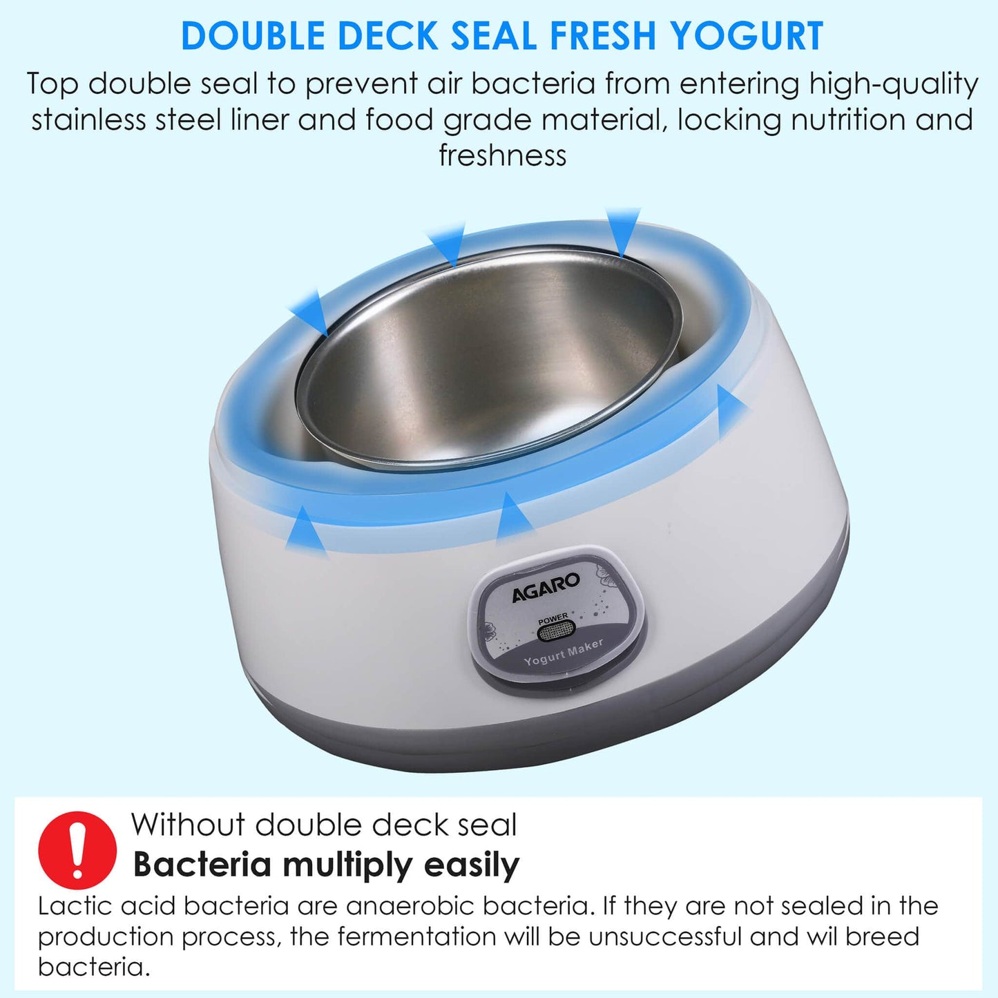 The Agaro Yogurt Maker simplifies homemade yogurt