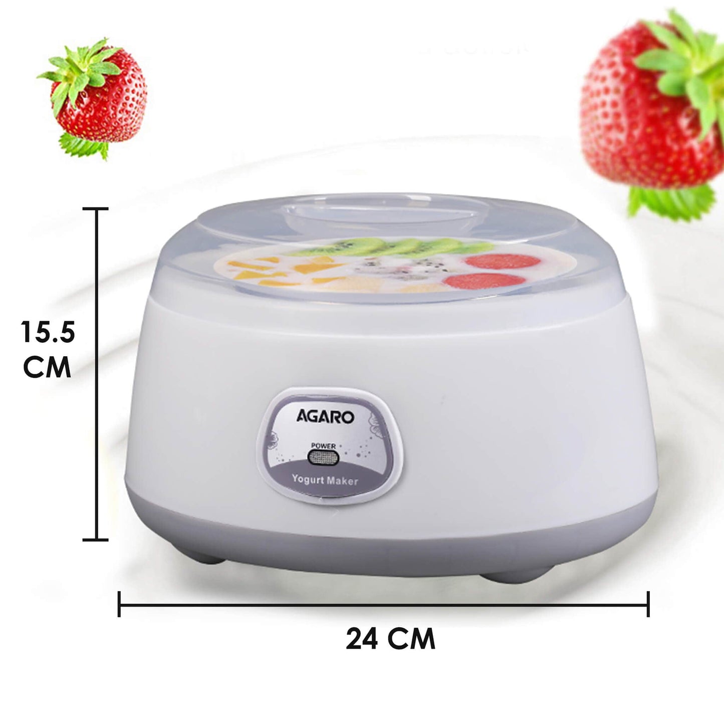 The Agaro Yogurt Maker simplifies homemade yogurt
